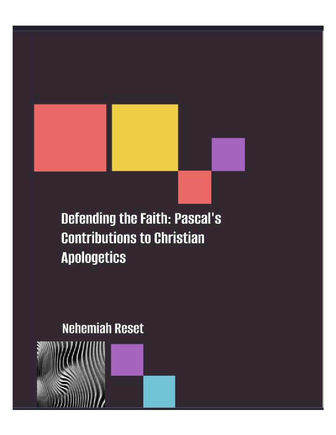 Blaise Pascal Book cover with the title 'Defending the Faith