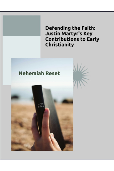 Magazine-style cover with the title 'Defending the Faith