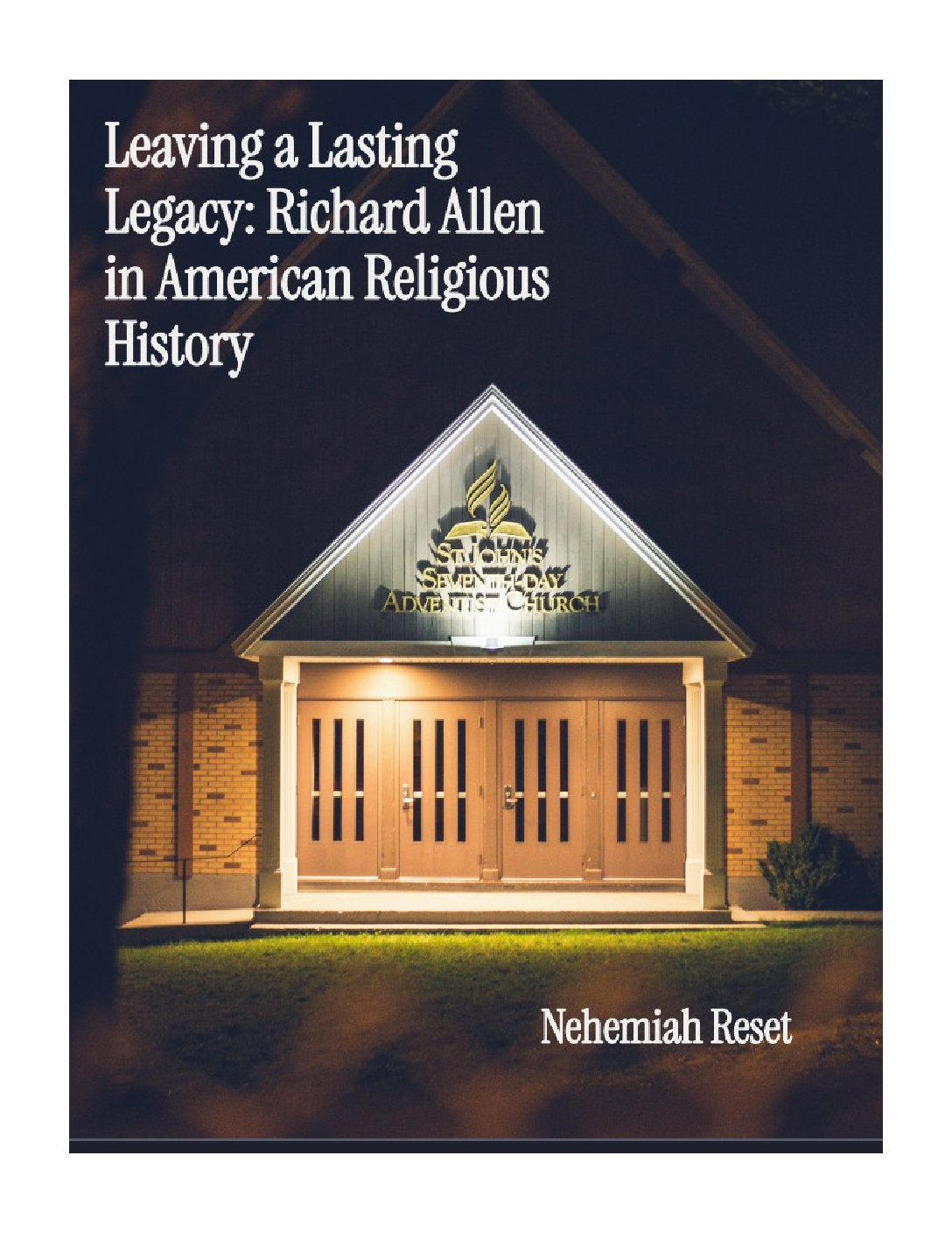 Book cover with the title 'Leaving a Lasting Legacy